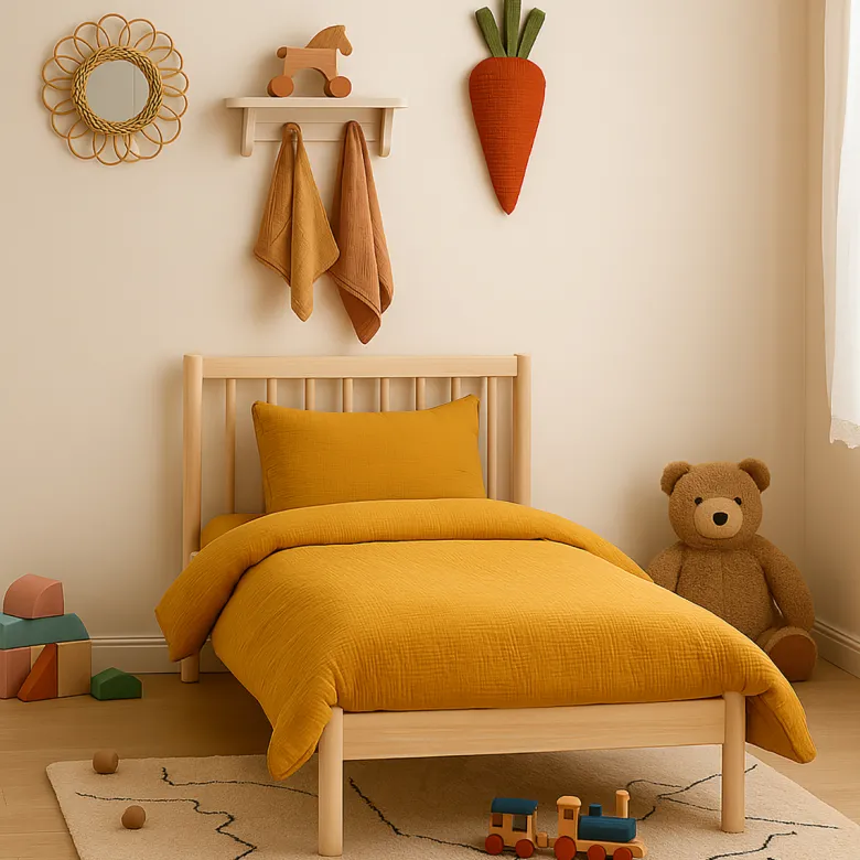 Housse de couette en coton bio honey