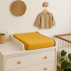 Housse de matelas à langer bio honey