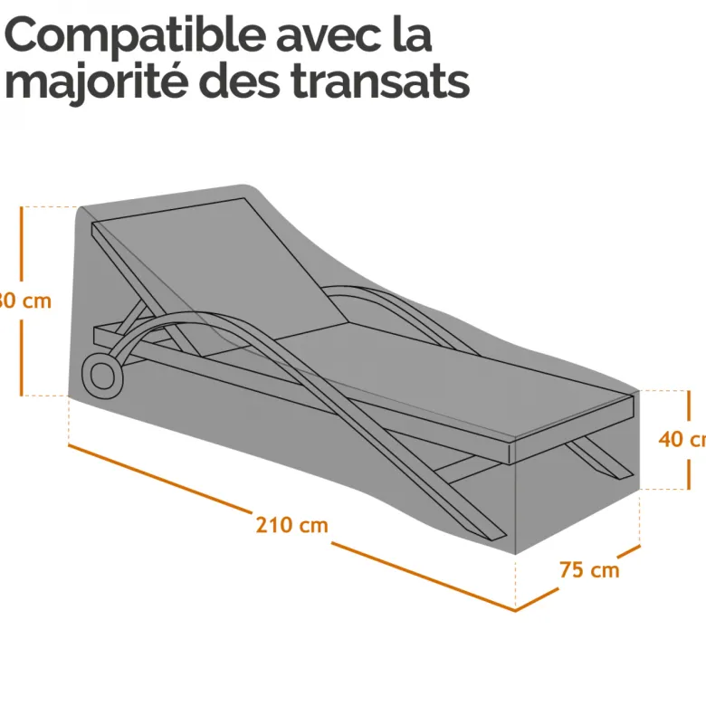 Housse de protection pour transat -