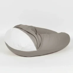 Housse pour coussin de grossesse gris