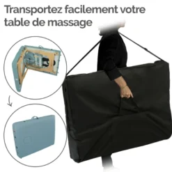 Housse transport table massage