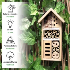Hôtel à insecte refuge - abri toute saisons