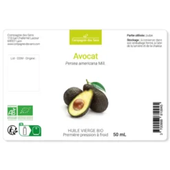 Huile d'avocat bio - 1l - fraîcheur garantie oxycert® - vierge & de 1?? pression