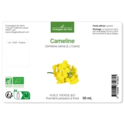 Huile de cameline bio - 200ml - fraîcheur garantie oxycert® - vierge & de 1?? pr