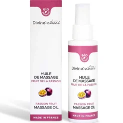 Huile de massage bio fruit de la passion