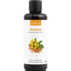 Huile de moutarde bio - 100ml - fraîcheur garantie oxycert® - vierge & de 1?? pr