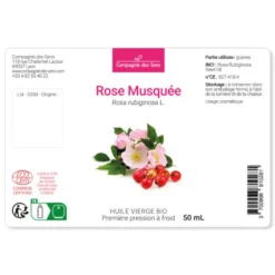 Huile de rose musquée du chili bio - 100ml - fraîcheur garantie oxycert® - vierg
