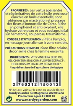 Huile d'immortelle corse 100ml