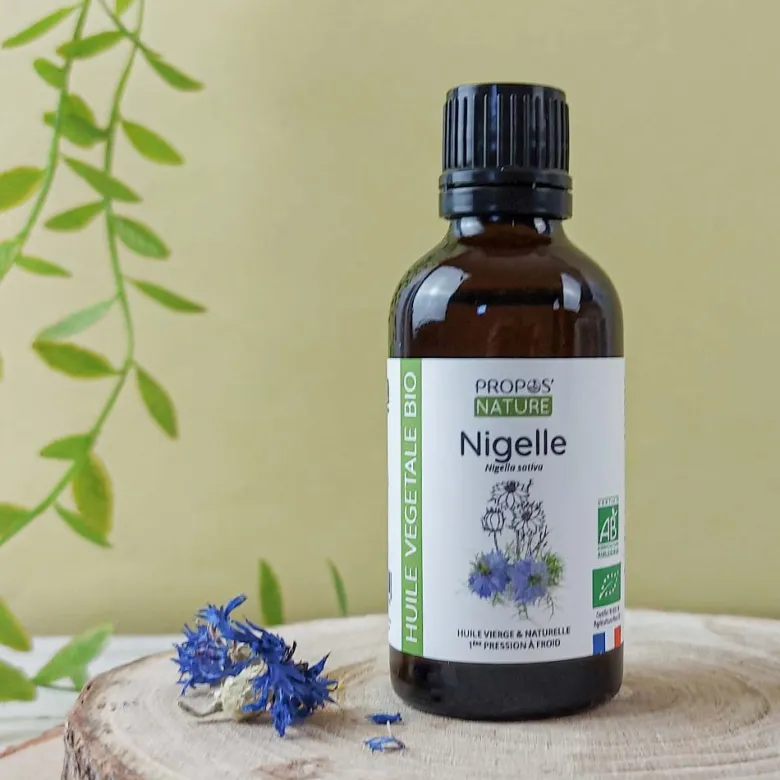 Huile végétale de nigelle (cumin noir) bio 50 ml