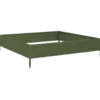 Jardinière bac lit surélevé plantes fleurs terrasse 100 x 100 x 26 cm