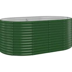 Jardinière bac lit surélevé plantes fleurs terrasse 175 x 100 x 68 cm