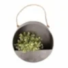 Jardinière murale zinc 30 cm