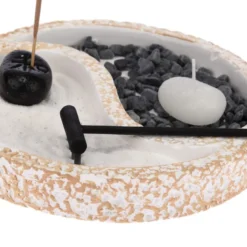 Jardin zen asiatique - yin yang
