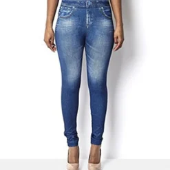 Jean legging comfortisse bleu taille s-m