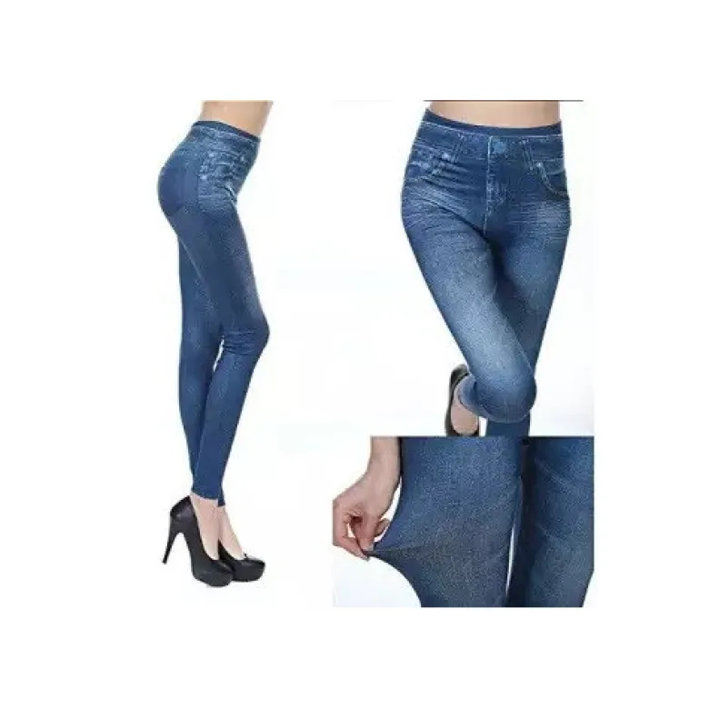 Jean legging comfortisse bleu taille s-m