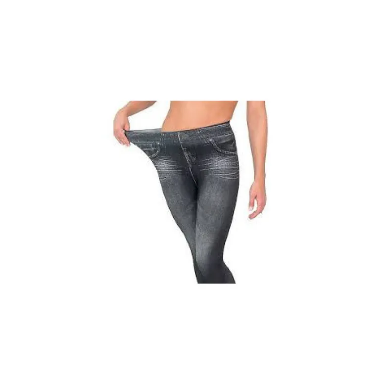 Jean legging comfortisse gris taille s-m
