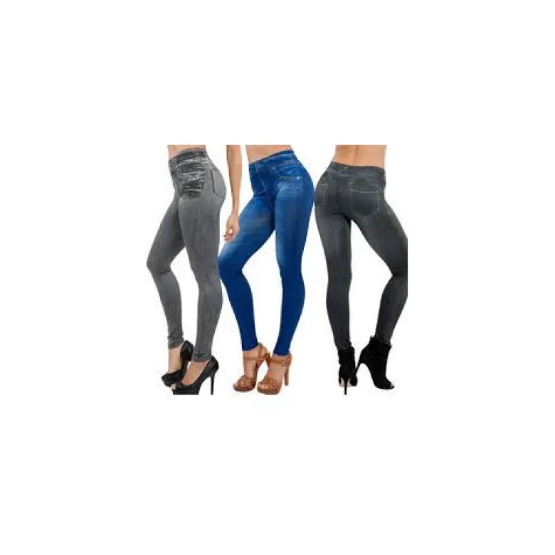 Jean legging comfortisse gris taille s-m