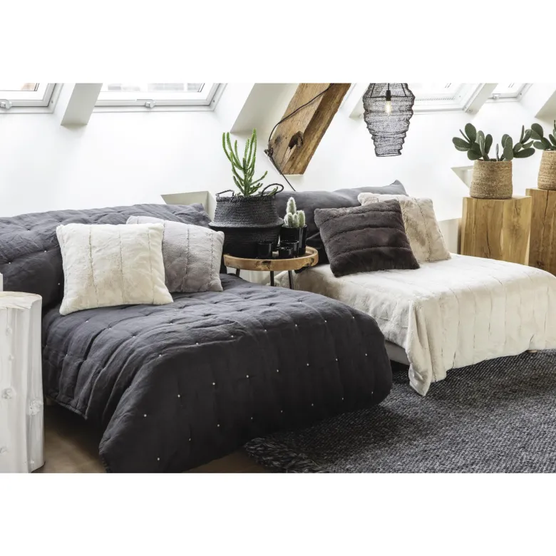 Jeté de lit stonewashed zeff tonnerre 1…
