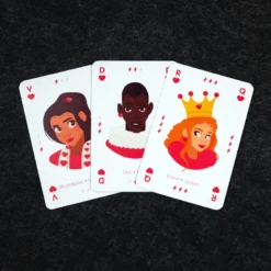 Jeu de cartes bataille féministe