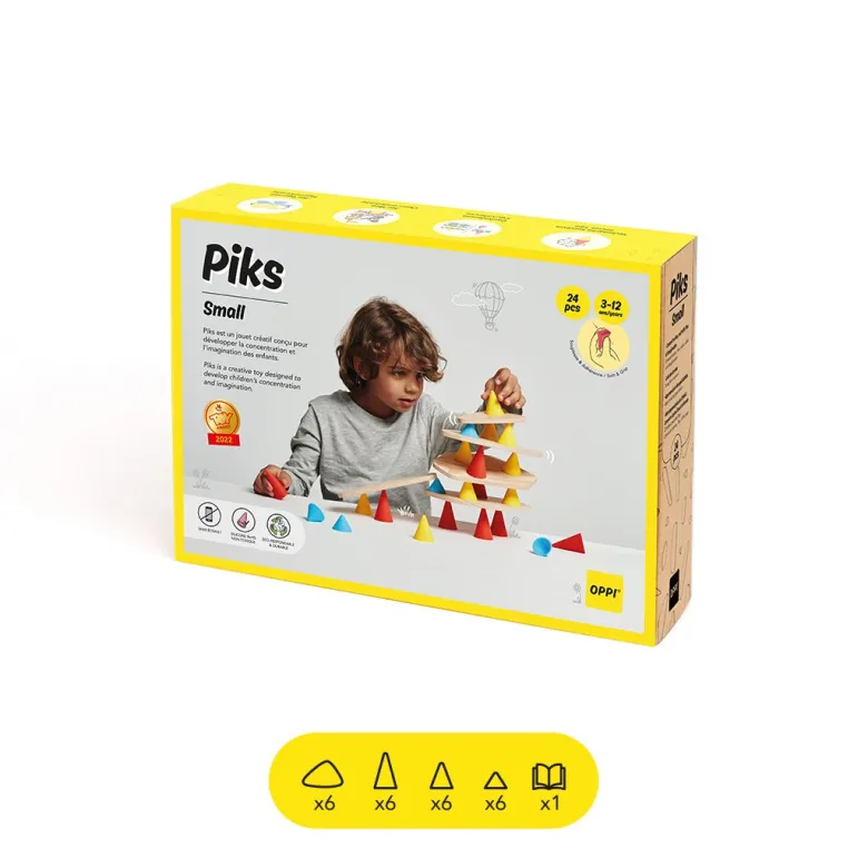 Jeu de construction en bois piks small