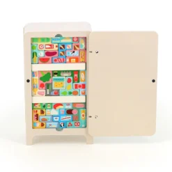 Jeu de logique en bois le frigo