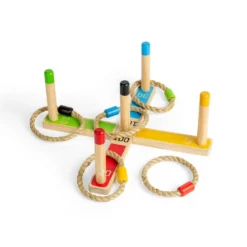 Jeu de quoits en bois