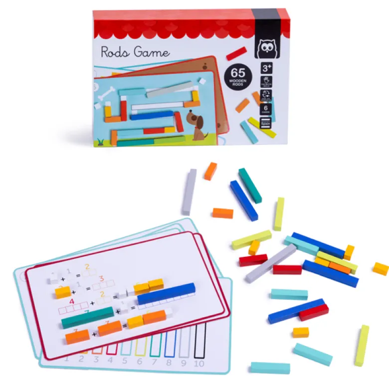 Jeu éducatif bâtons de calcul