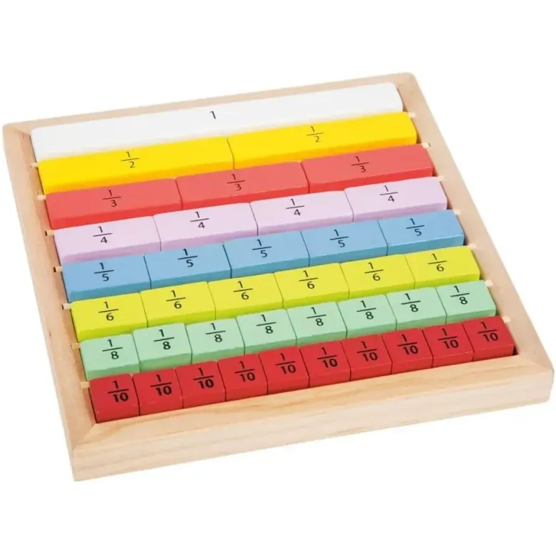 Jeu éducatif fractions