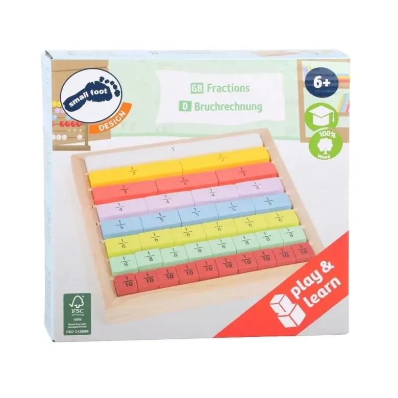 Jeu éducatif fractions
