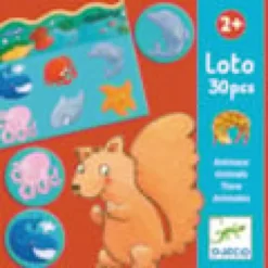 Jeu éducatif +2y loto des animaux djeco