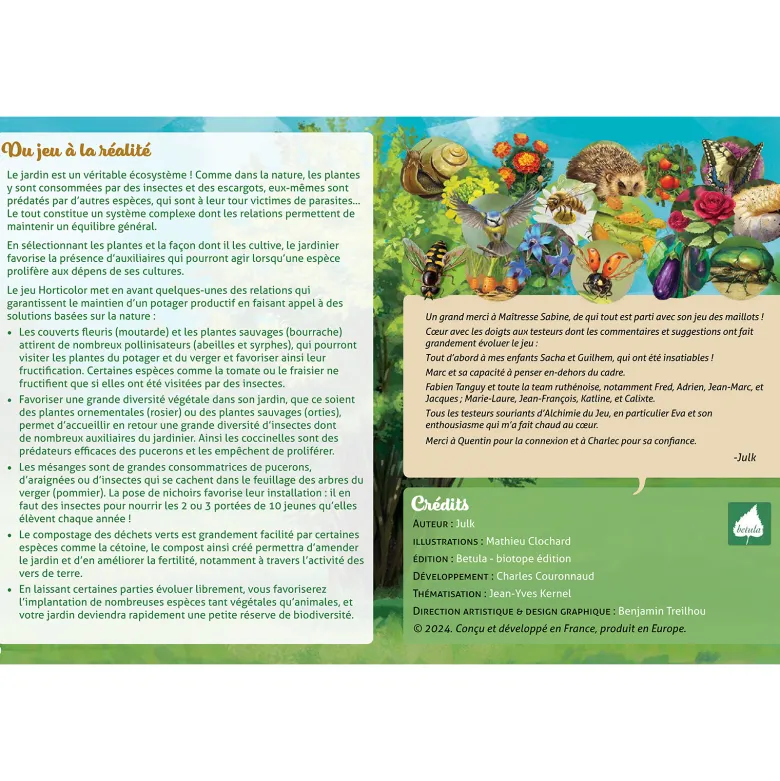 Jeu horticolor