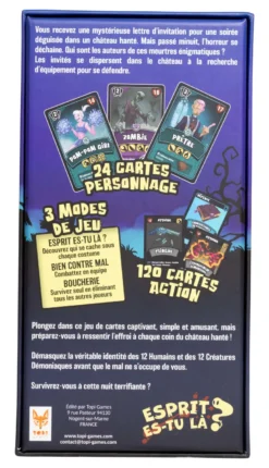 Jeux de société - esprit es-tu la ?