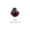 Jonc grenat - pampille