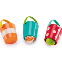 Jouet de bain seaux colores hape