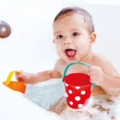 Jouet de bain seaux colores hape
