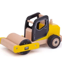 Jouet de rouleau de route en bois
