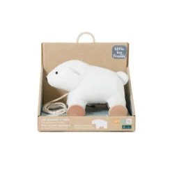 Jouet à tirer, nathan l'ours blanc