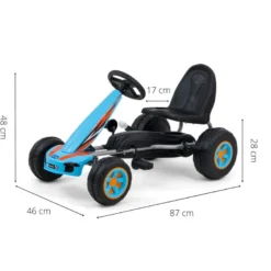 Kart à pédales milly mally viper bleu