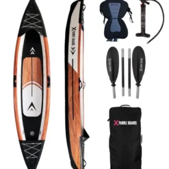 Kayak gonflable 1 places k-black