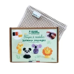 Kit bougies a modeler - animaux sauvages