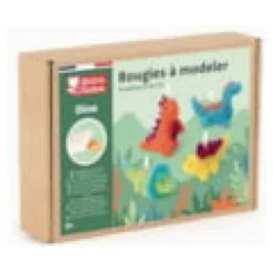Kit bougies à modeler dinosaures