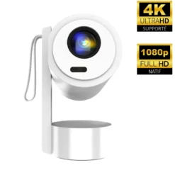 Kit Cinéma Portable KYF – Vidéoprojecteur Full HD Android 13 & Enceintes Bluetooth 20W