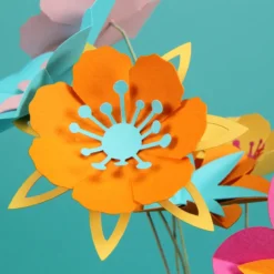 Kit créatif bouquet de fleurs en papier