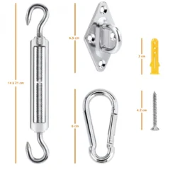 Kit de fixation en acier inoxydable