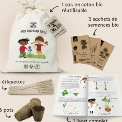 Kit de graines bio - mes premiers semis
