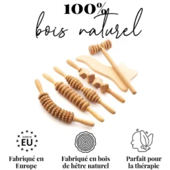 Kit de massage masseur madérotherapie