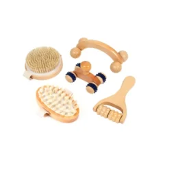 Kit de massage sensoriel en bois