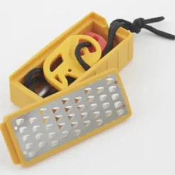 Kit de survie compact 3-en-1 râpe allume-feu affûteur pour activités outdoor