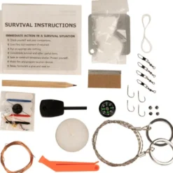 Kit de survie fosco combat survival kit waterproof vert armée