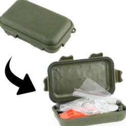 Kit de survie fosco combat survival kit waterproof vert armée
